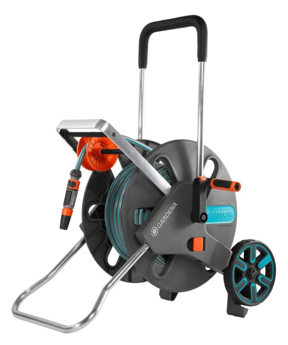 GARDENA - AquaRoll L CleverRoll L Easy Set Slangenwagen - Maximaal 50 Meter - Verstelbare Handgreep - Afbeelding 9