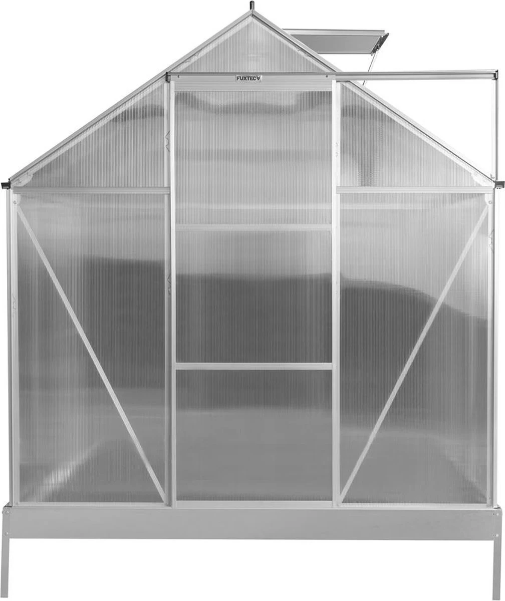 FUXTEC Tuinkas 5,9m² - Broeikas - Kweekkas - Hobbykas - Aluminium/holle Kamerplaat - FX-GWH159 - Afbeelding 12