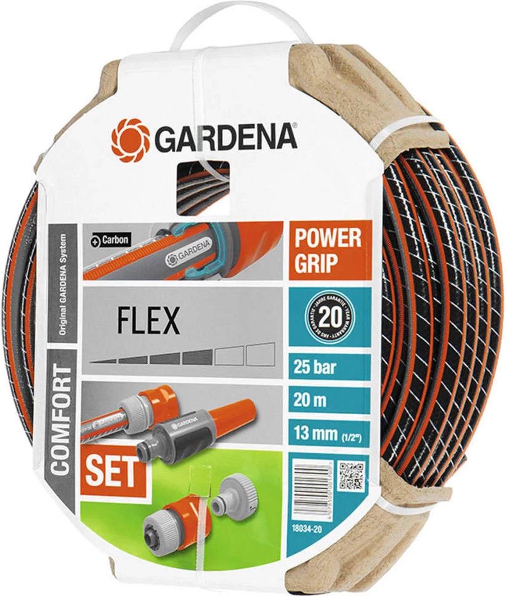 GARDENA - Comfort FLEX - 6-delige Tuinslangset Tuinslang - 20 Meter - 13 Mm - Afbeelding 8