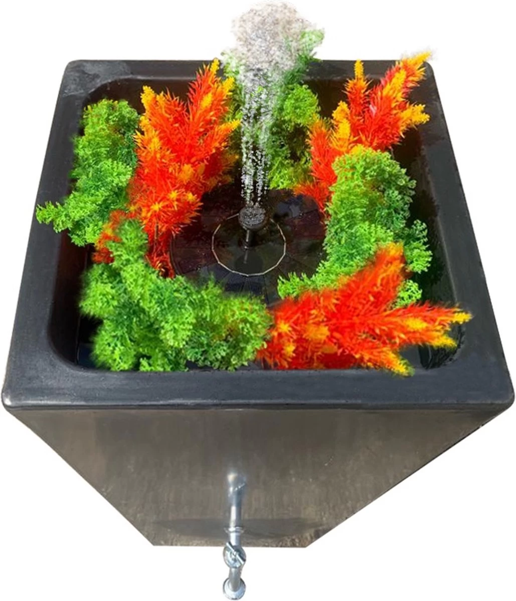 Prestige Manhattan 100L Regenton Zwart (incl. Kraantje) - Afbeelding 9