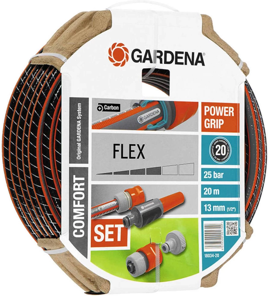 GARDENA - Comfort FLEX - 6-delige Tuinslangset Tuinslang - 20 Meter - 13 Mm - Afbeelding 6