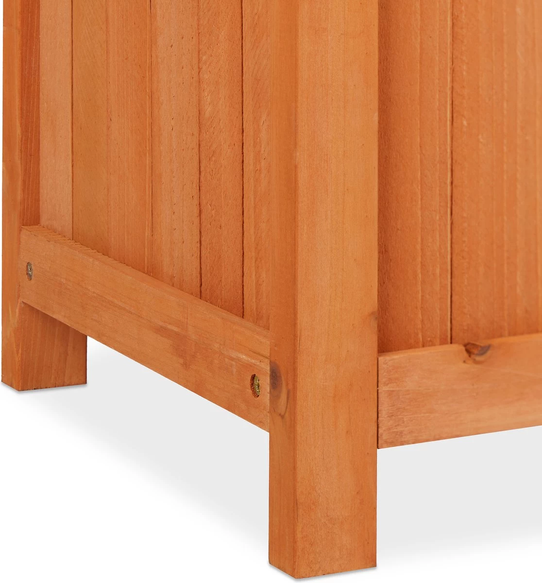 Relaxdays Plantenbak Met Klimrek - Bloembak Trellis - Rankhulp Hout - Voor Klimplanten - Afbeelding 8