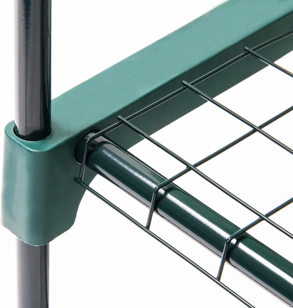 Relaxdays Kas Met Wielen - Tuinkas 3 Etages - Broeikas Kweekkas Tuin / Balkon 130 Cm Hoog - PE - Afbeelding 7