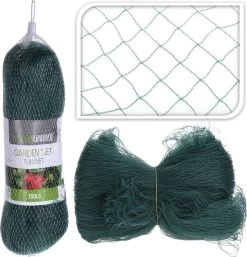 Merkloos Vogelnet Groen 4 X 5 Meter - Beschermnetten Voor De Tuin - Tuin/moestuin Artikelen