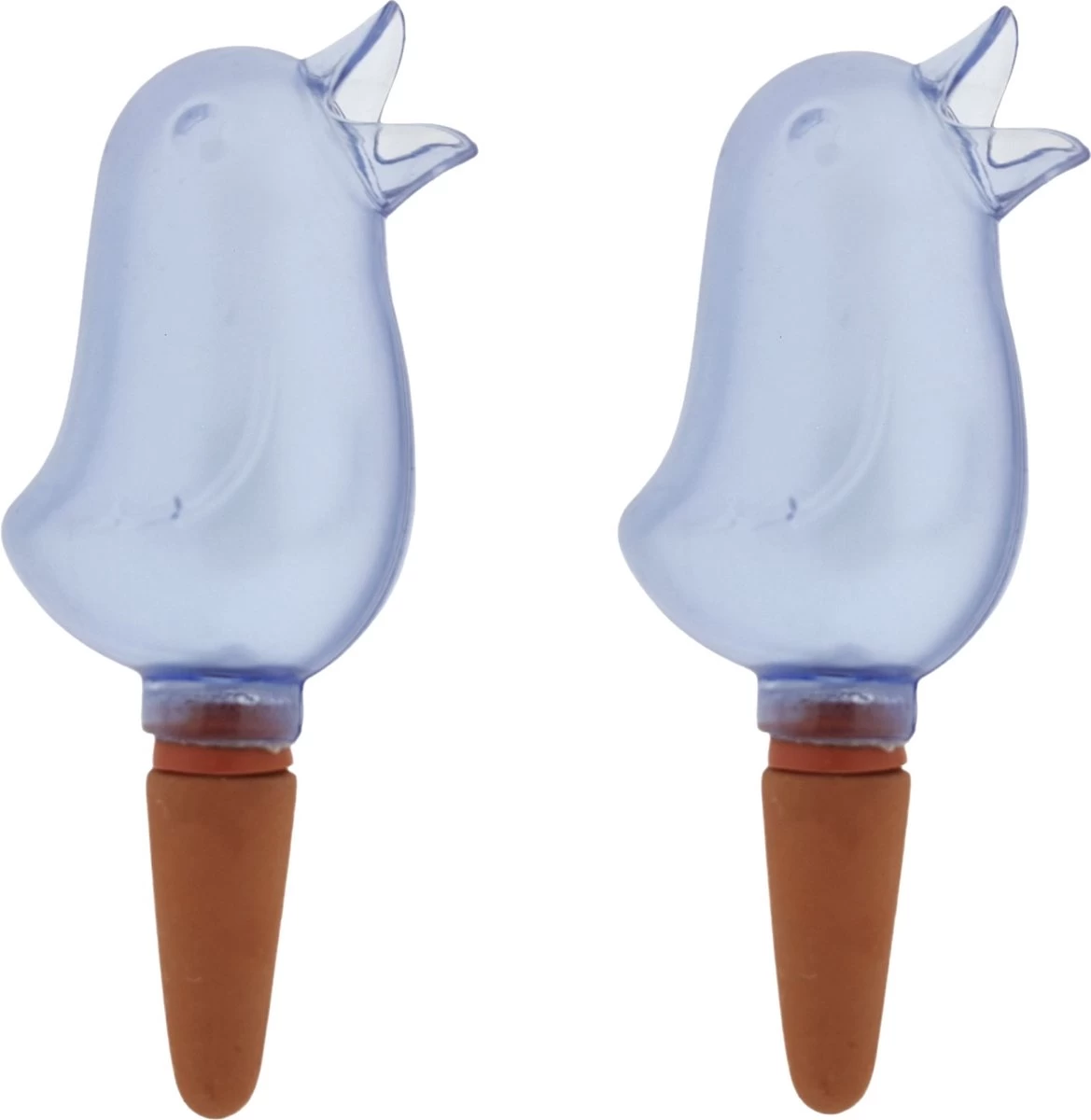 JS Drippy - Waterdruppelaars Set Van 2 Stuks - Druppelaar Vogel - Druppelsysteem Planten - Watergeefsysteem Kamerplanten - Waterbol - Blauw - Afbeelding 2