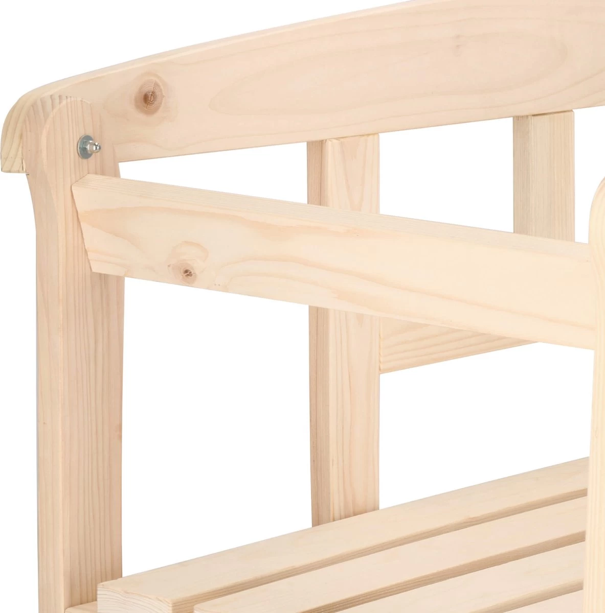 Merkloos Springos Tuinbank | Tuinbankje | Zitbank Buiten | Naaldhout | 119 X 78 X 45 Cm | Licht - Afbeelding 13