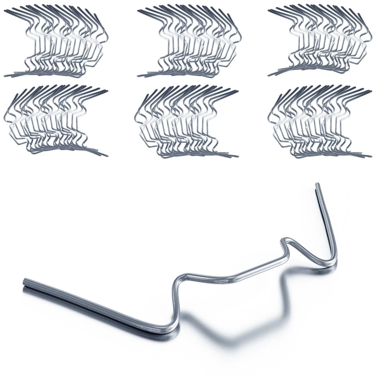 Deuba Broeikas Glasklemmen – 100 Stuks 85x30mm – RVS Zilver - Afbeelding 7