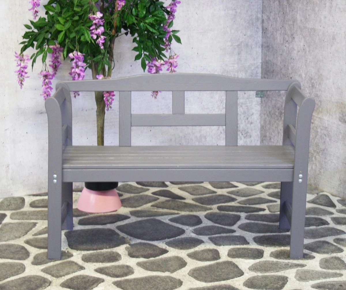 SenS-Line Friesen Tuinbank - Hout - Grijs - Afbeelding 8