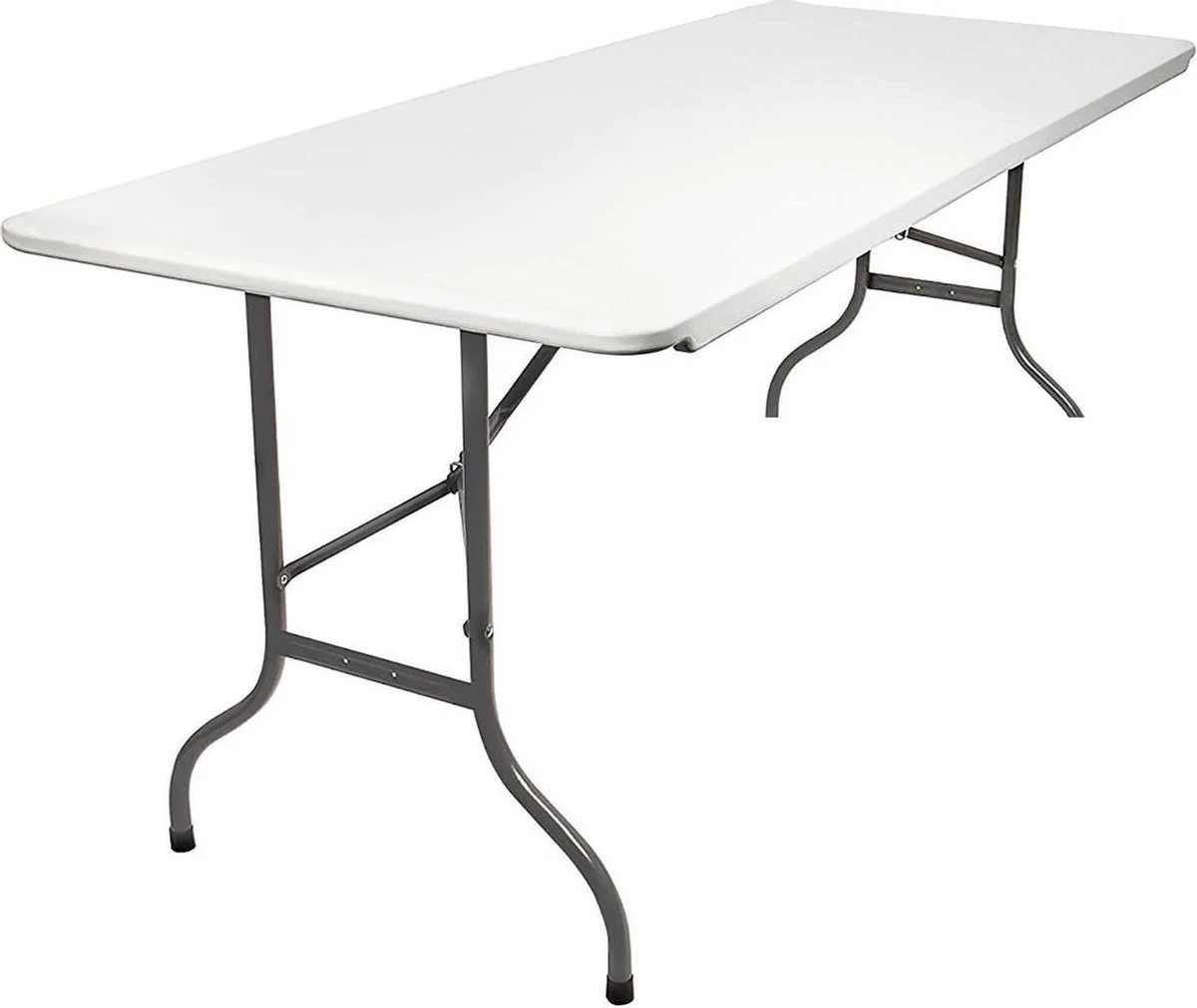 MaxxGarden Vouwtafel - Opvouwbare Kampeer Tafel - Tuin - Camping - Binnen - Weersbestendig - 180 X 74 X 74cm- Wit