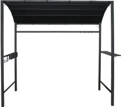 Merkloos Barbecue Overkapping Afm. 233 X 145 Cm Zwart
