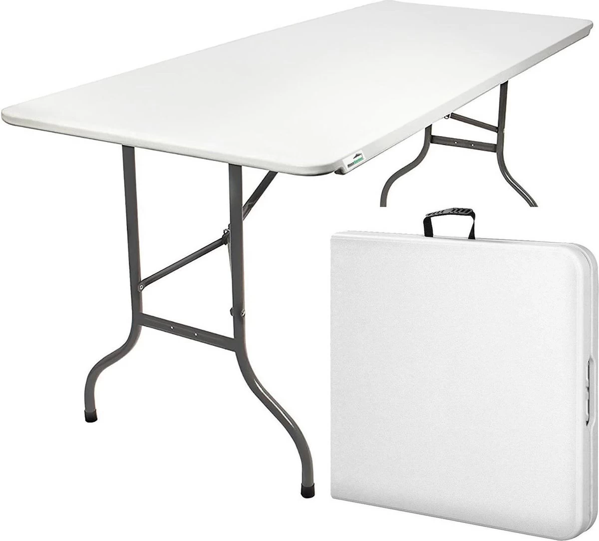 MaxxGarden Klaptafel - Inklapbare Tafel - Opvouwbare Tuintafel - Weerbestendig - Inclusief Handvat - 180x70x74 - Afbeelding 3