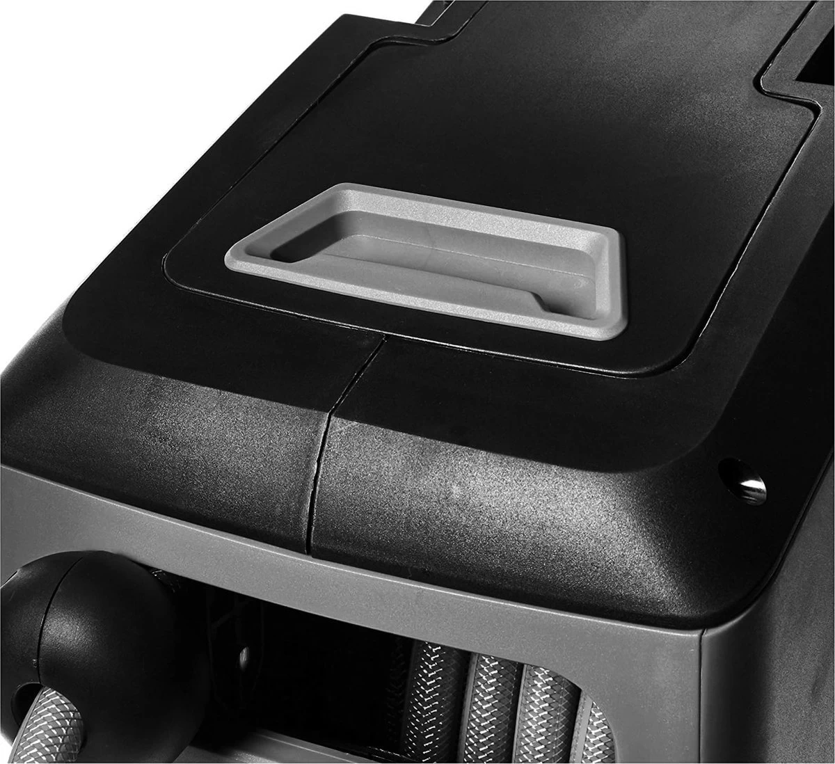 CoolHome Wandslangenbox 15 Meter + 1,5 Meter - Tuinslang Met Haspel- Slangenhouder 180° Draaibaar - Tuinslanghaspel Zwart - Grijs - Afbeelding 3