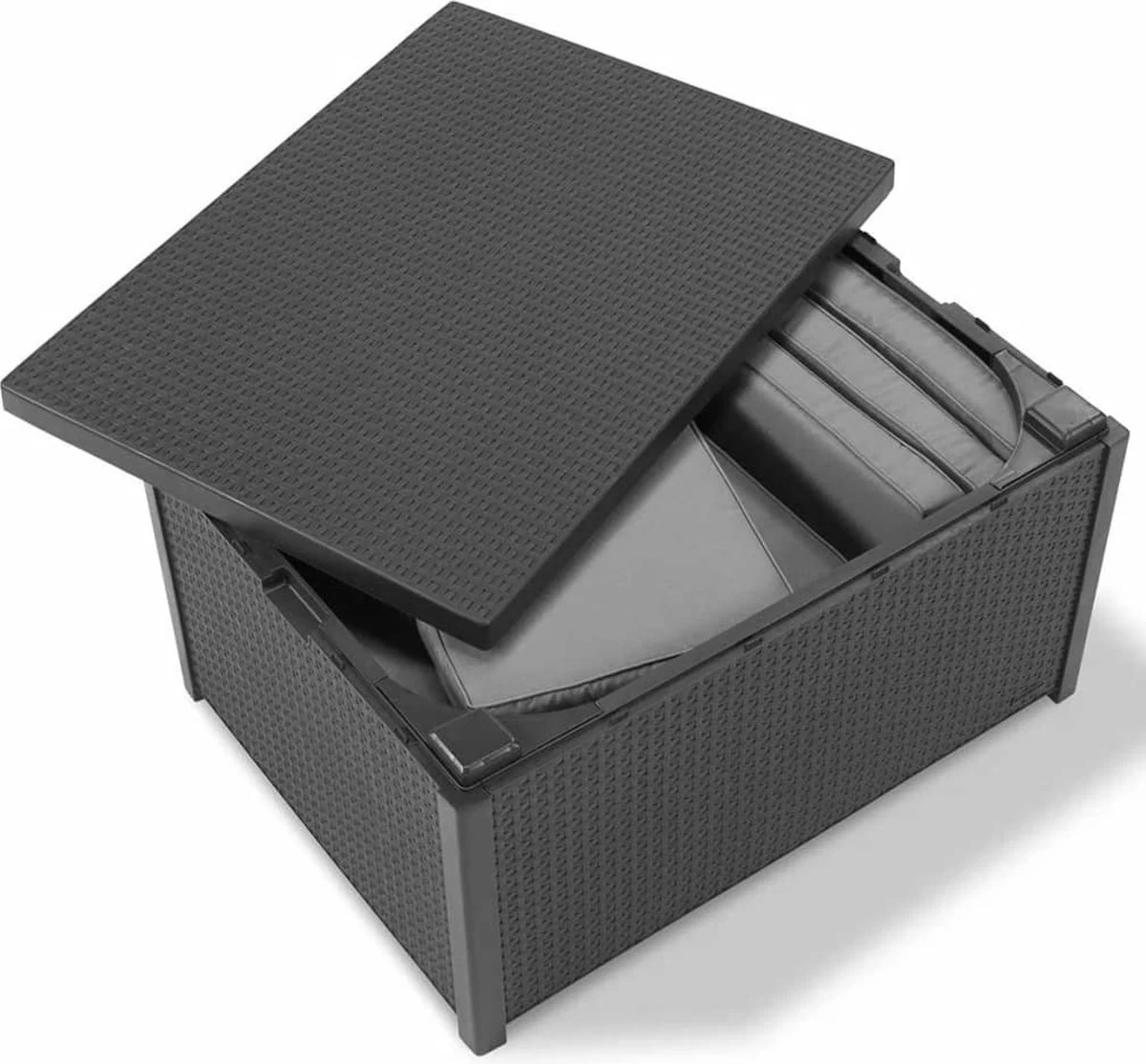 Allibert Arica Tuintafel - 79x59,5x42 Cm - Grafiet - Afbeelding 16