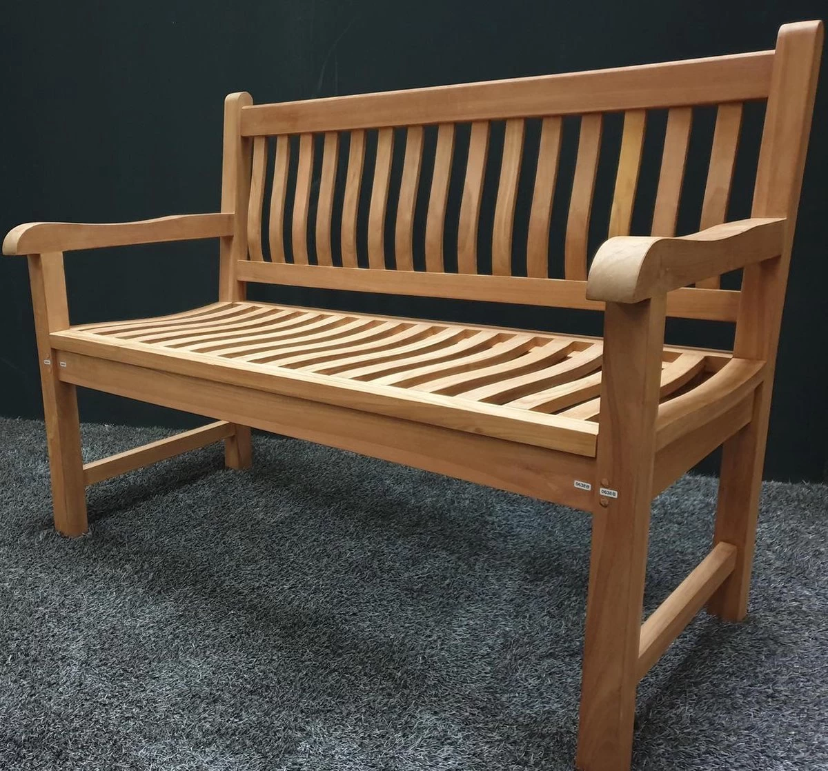 Merkloos TIERRA | Tuinbank Van Teak Comfort Plus + | 150 Cm - 3-Persoons / 3-Zits | Naturel / Original | BONANY Luxe | Geschuurd & Olie Op Waterbasis | Klassiek & Traditioneel | Stevig | Tuinzetel | Bank Voor Tuin - Afbeelding 7