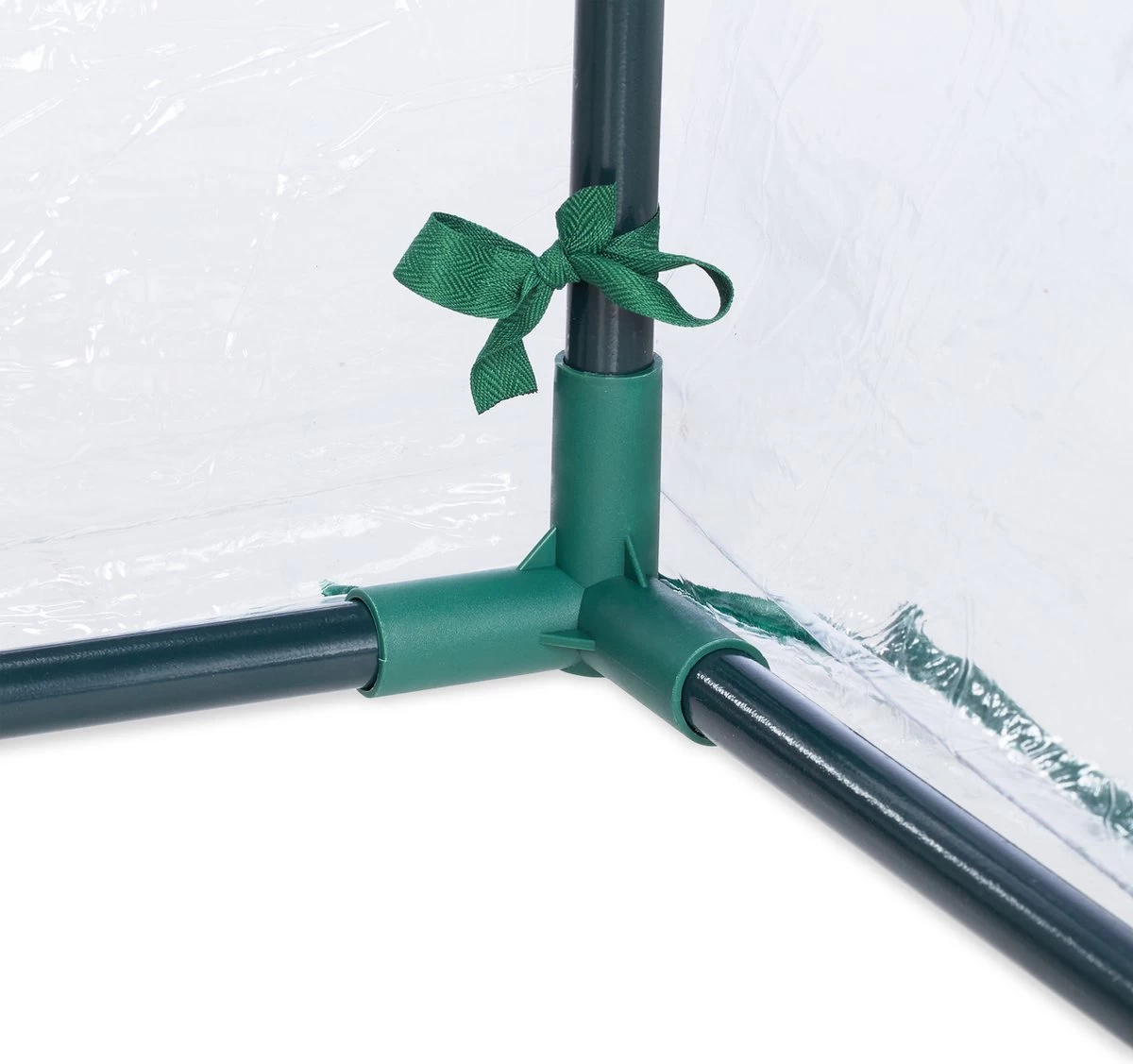 Relaxdays Kweekkas Tunnel Met Raam - Kleine Tuinkas - Ronde Broeikas - Kunststof Hobbykas - Afbeelding 5