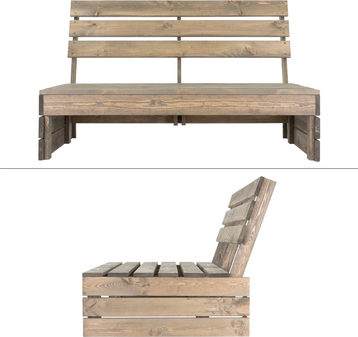 Pro Garden Palletbank - 120 Cm - 2-zits - Afbeelding 6