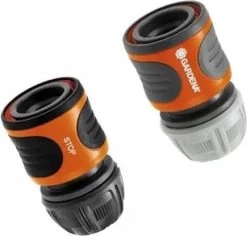 Gardena Slangstuk En Waterstop 13 Mm/1/2" -15 Mm 5/8" Pvc Oranje