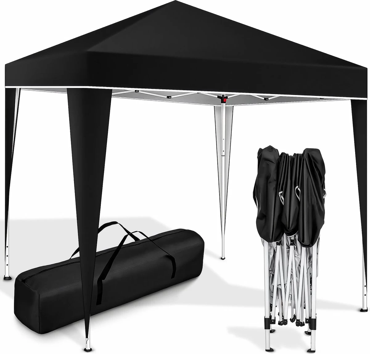Coazy Waterdichte Partytent 3x3 Meter Opvouwbaar - Paviljoen - Easy Up - Pop-up Tent Met Haringen, Touw En Anti Slip Poten - Waterdicht - Partytenten Weerbestendig