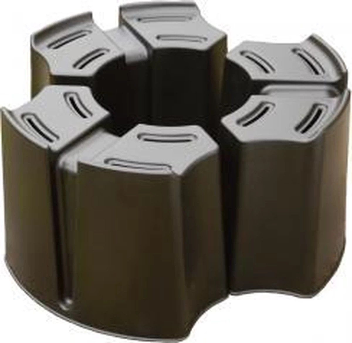 Complete Set: Regenton Bronzen Band 235 Ltr | Hout Effect | Handbewerkt | Inc.voet & Vulautomaat - Afbeelding 2