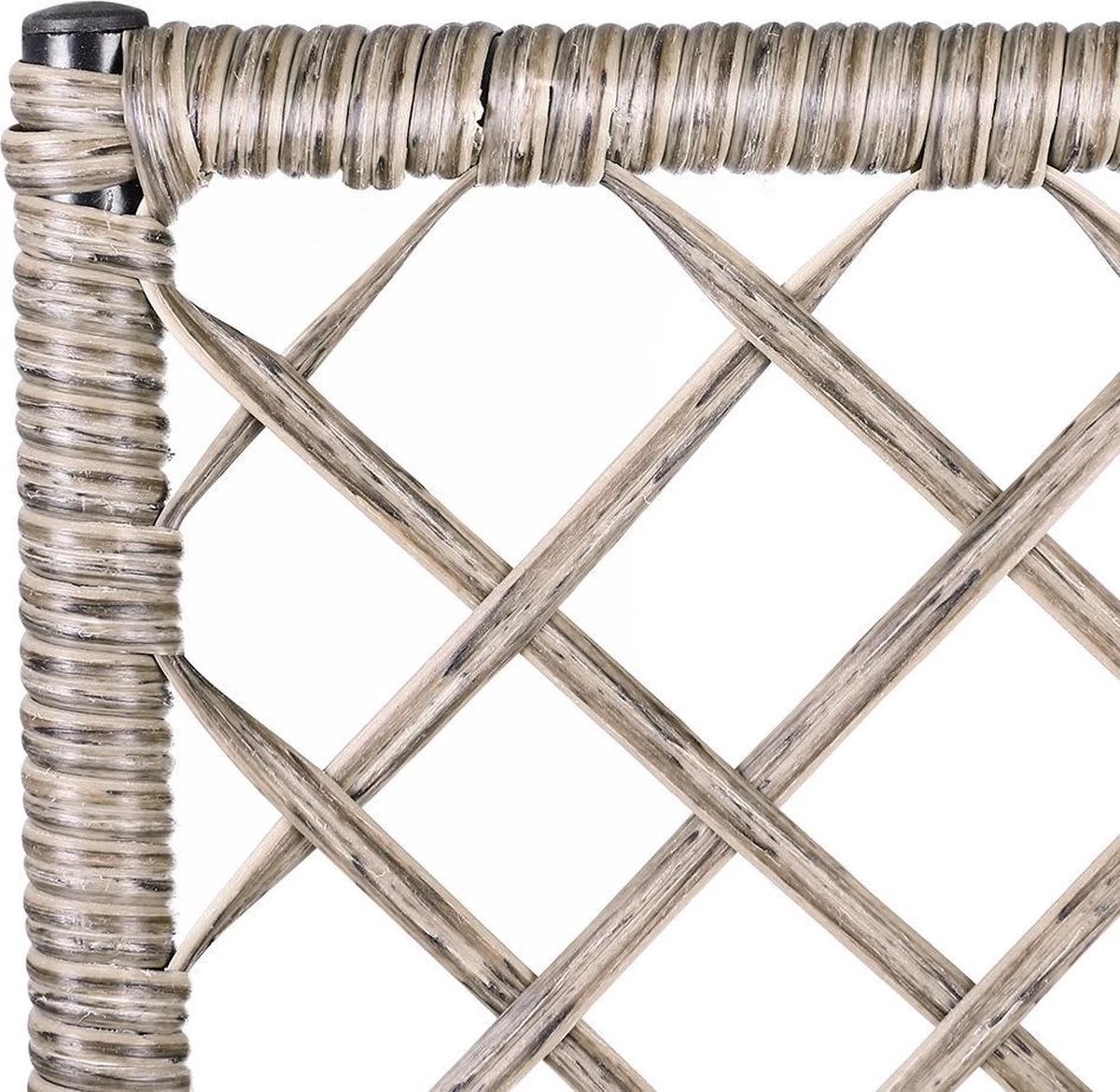 Casaria Polyrattan Bloembak – 3 Bakken Klimophek - Crème - Afbeelding 2