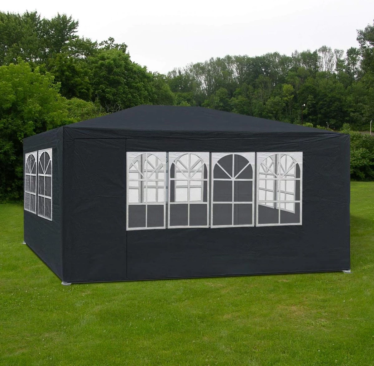 MaxxGarden Partytent - Paviljoen - 3x4m - Incl. Zijwanden - Waterdicht - Antraciet - Afbeelding 7