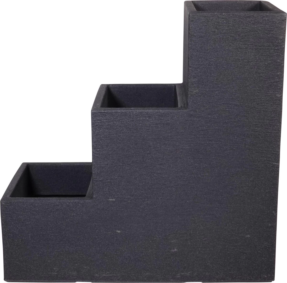 4gardenz Stone Trapsgewijs Plantenbak Voor Buiten 27x60x60 Cm - Grijs - Afbeelding 5