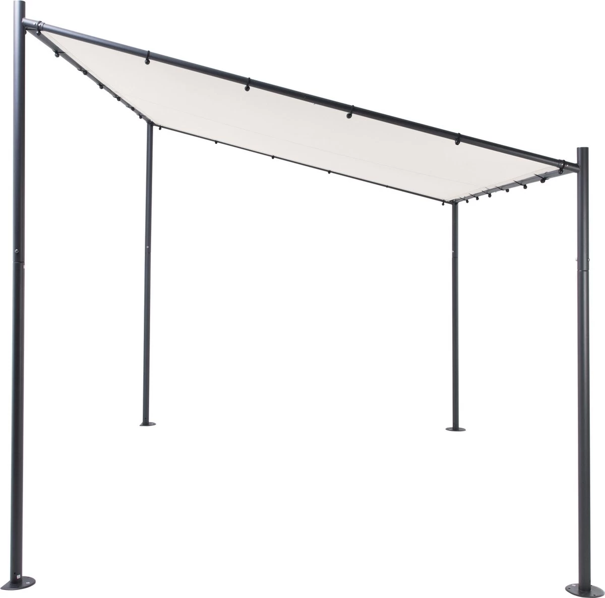 SORARA® Milano Overkapping / Paviljoen - Zand - 285 X 400 Cm. - Afbeelding 8