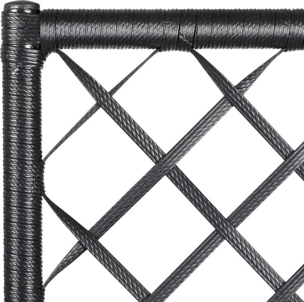 Casaria Polyrattan Plantenbak - Met Klimoprek - 3 Bakken Zwart - Afbeelding 3