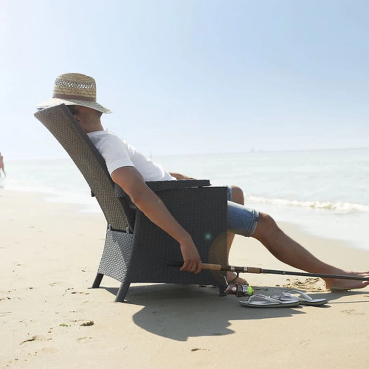 Allibert Vermont Verstelbare Tuinstoel - 64x68x107cm - Grafiet - Afbeelding 14