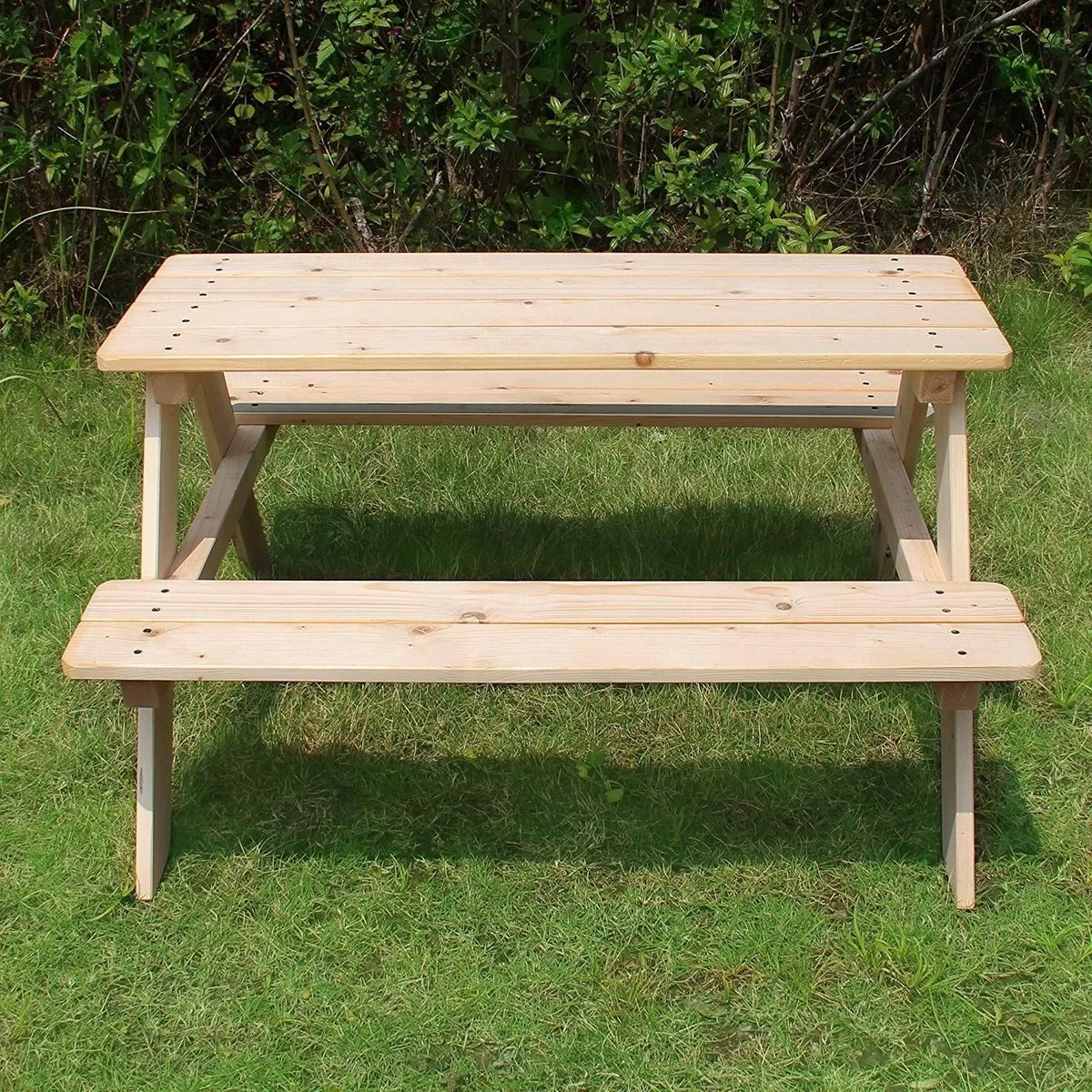 MaxxGarden Kinder Picknicktafel - 90x79x50cm - Hout - Afbeelding 7