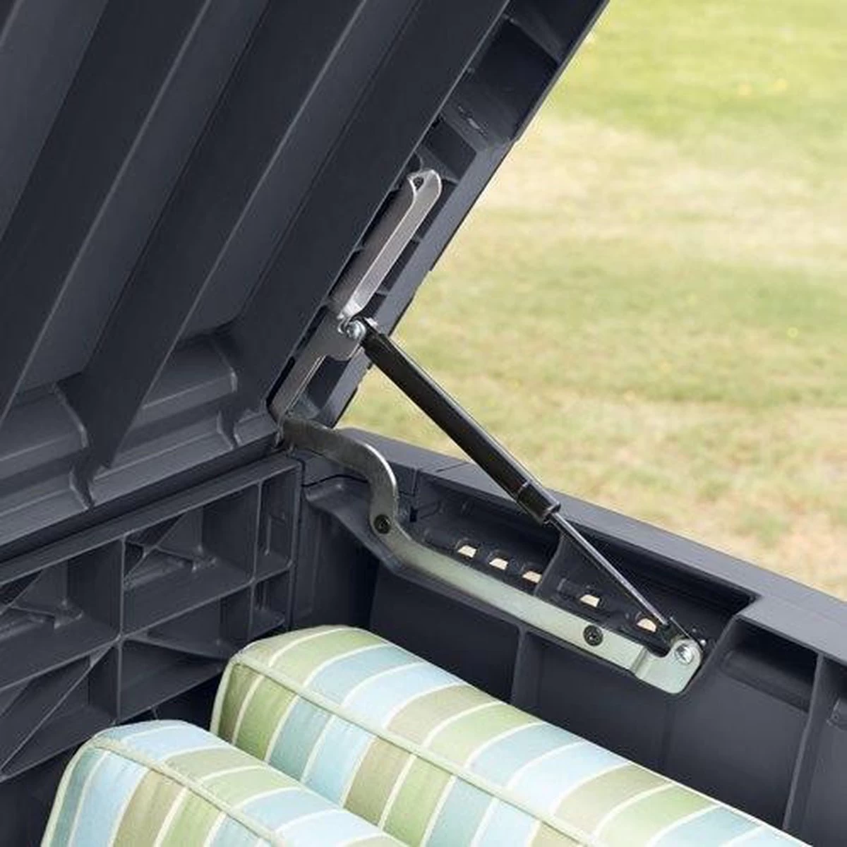 Keter - Borneo Opbergbox - 416 Liter - 129.5 X 62.5 X 70 Cm - Antraciet - Afbeelding 13