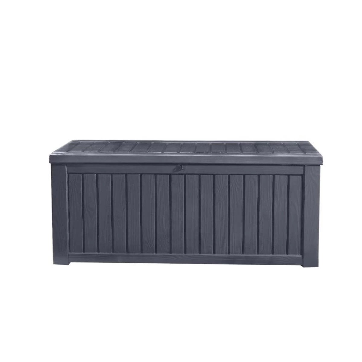 Keter Rockwood Opbergbox - 570L - 155x72,4x64,4cm - Grafiet - Afbeelding 2