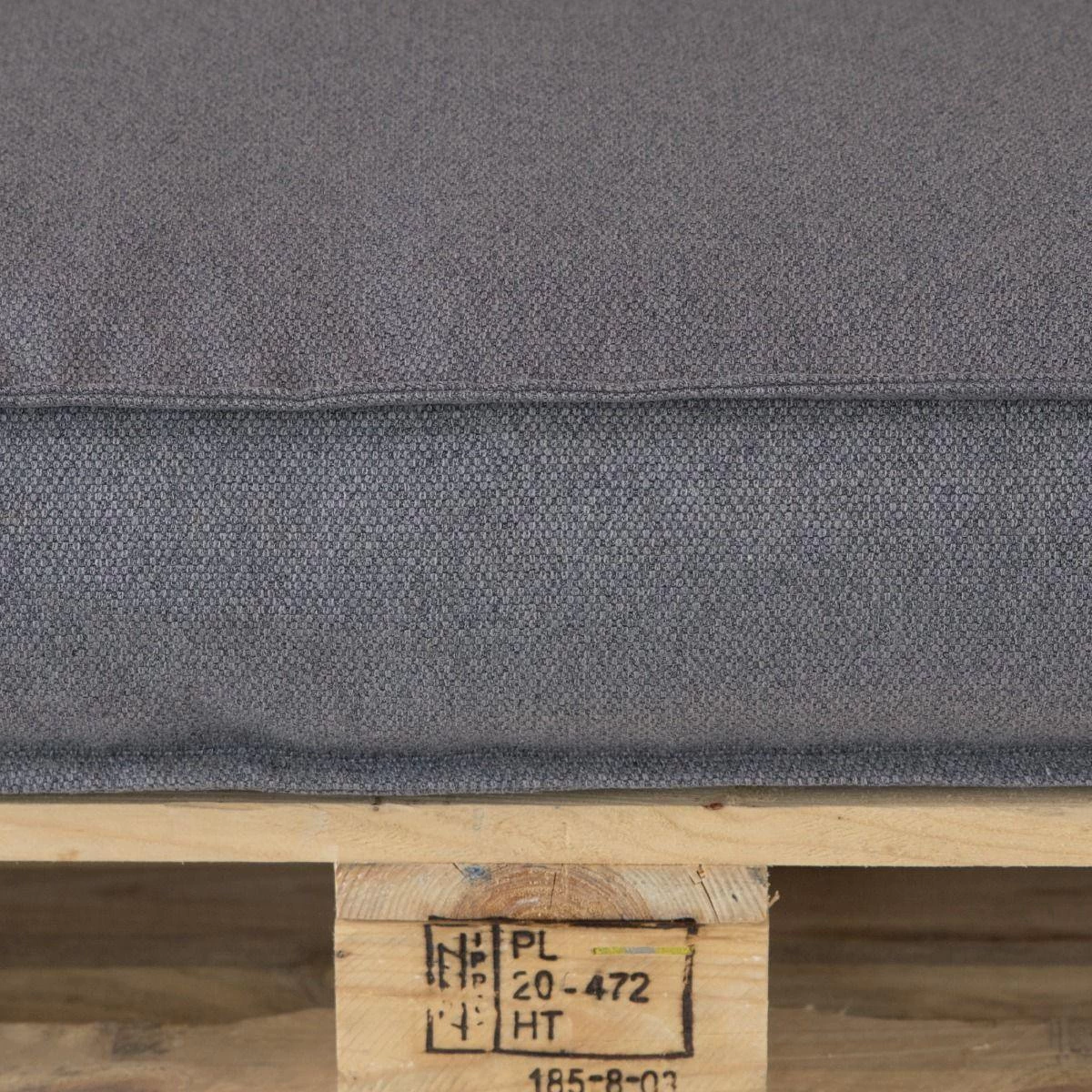 2L Home & Garden Palletkussen Metro Lounge Grijs - 120 X 80cm - Afbeelding 6