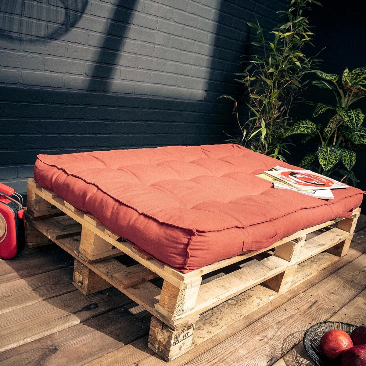 Today Palletkussen Terracotta - 120 X 80cm - Print - Afbeelding 2