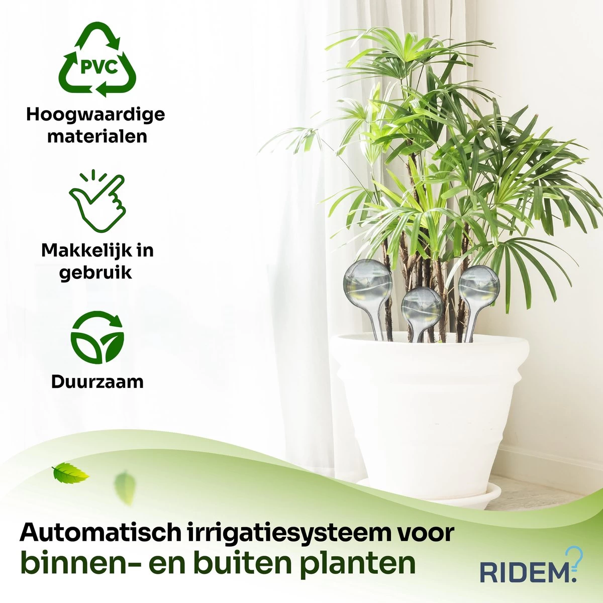 Waterdruppelaar Voor Planten - Irrigatiesysteem- Waterbol - Druppelsysteem - Watergeefsysteem Voor Kamerplanten - Plantenwatergever -6 Stuks - Transparant - Afbeelding 7