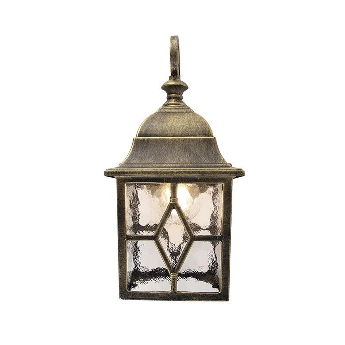 QAZQA Londen - Landelijke Wand Lantaarn Voor Buiten - 1 Lichts - D 180 Mm - Brons - Buitenverlichting - Afbeelding 12