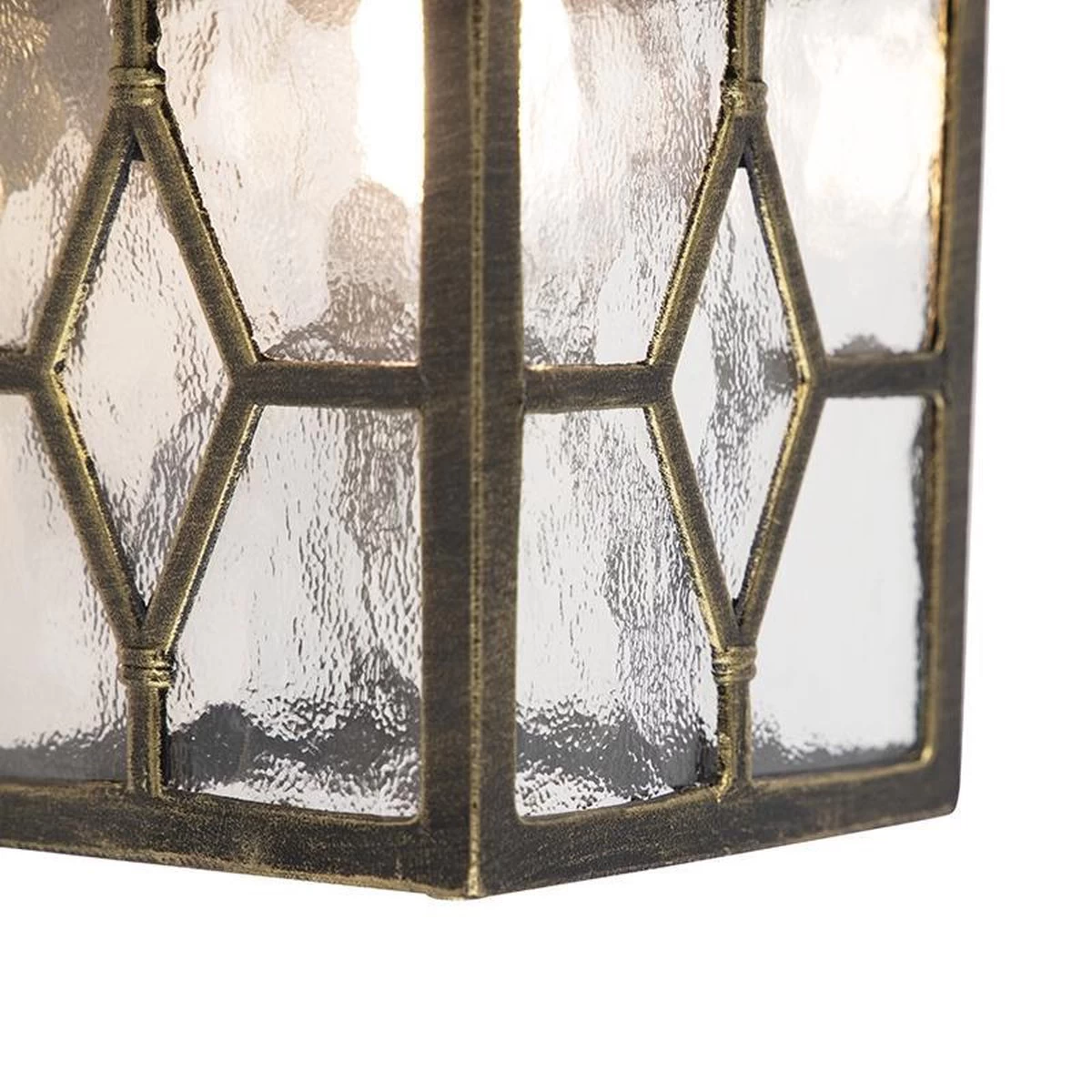 QAZQA Londen - Landelijke Wand Lantaarn Voor Buiten - 1 Lichts - D 180 Mm - Brons - Buitenverlichting - Afbeelding 13