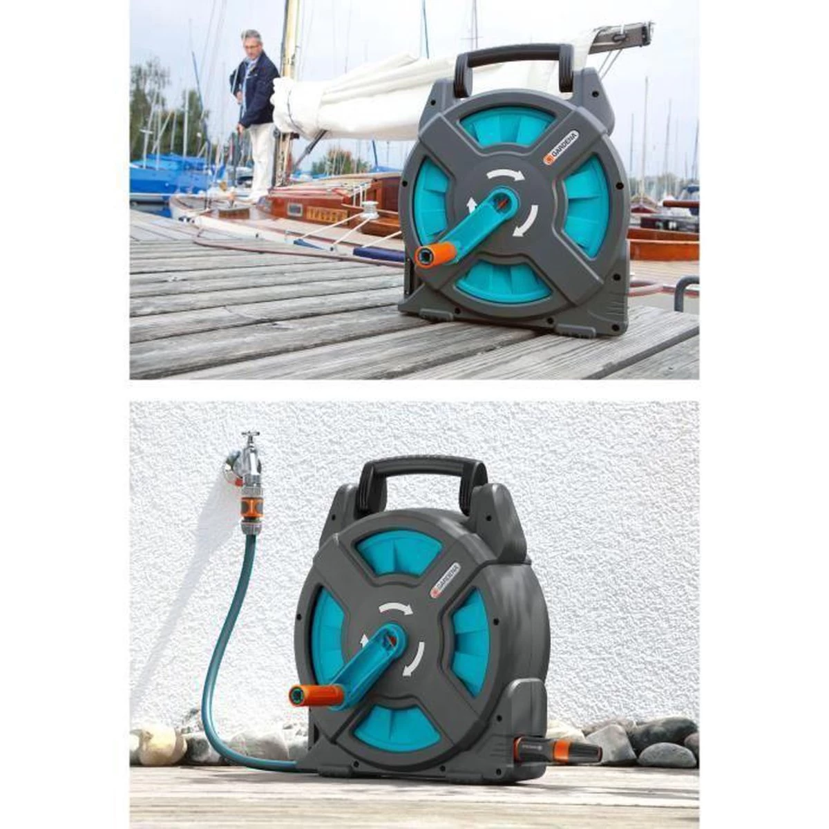 GARDENA - Classic Slangenbox - Compleet Slanghouder - 15 Meter Slang - Afbeelding 11