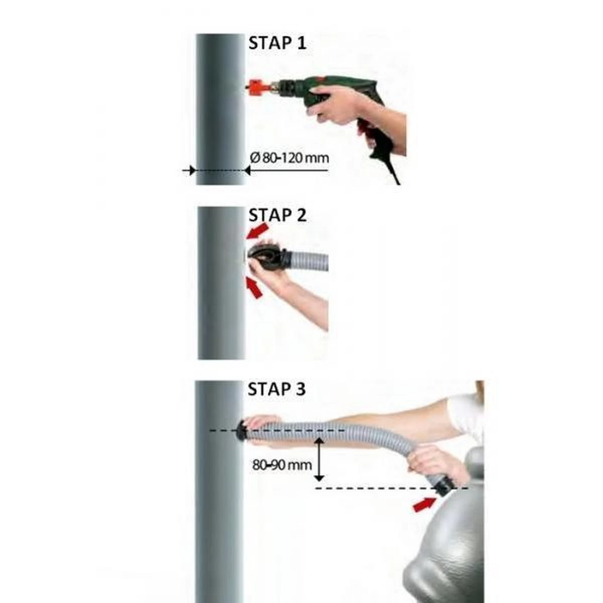 Prosperplast Verbinding Regenpijp - Regenton Ca 50 Cm - Afbeelding 2