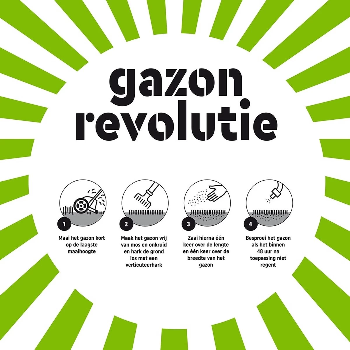 Pokon Gazon Revolutie - 12,5kg - Gazonmest / Graszaad / Bodemverbeteraar - Geschikt Voor 250m² - Binnen 15 Dagen Resultaat - Afbeelding 6