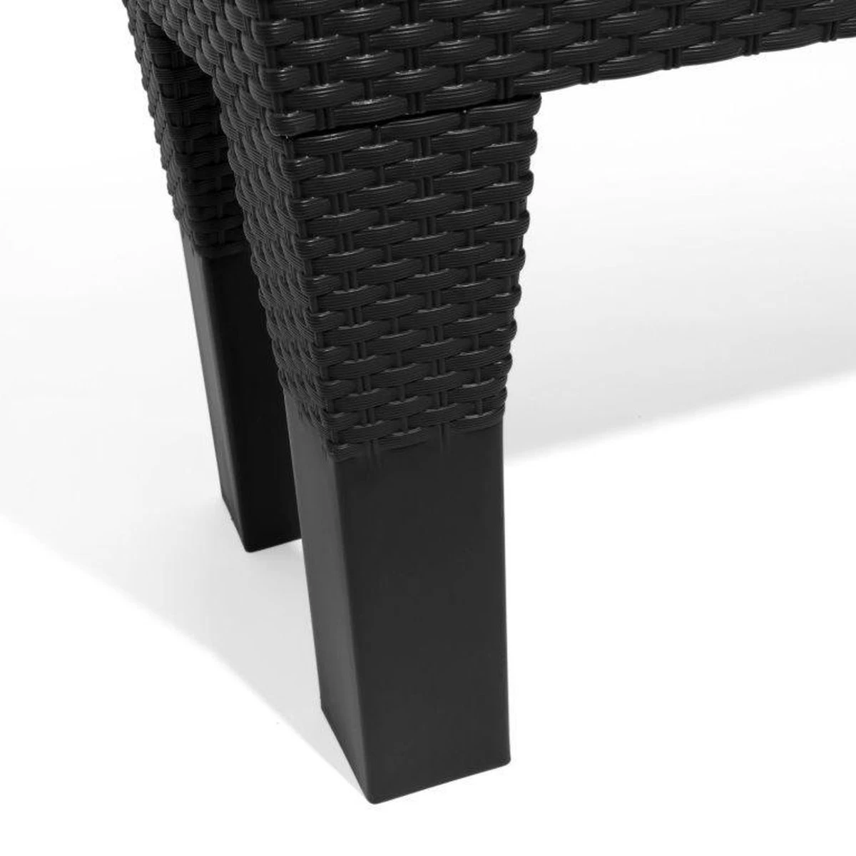 Prosperplast Kunststof Rato Plantenbak Op Poten Met Irrigatiesysteem Antraciet 80 X 33 X 62 Cm - 72 Liter - Balkonbakken/bloembakken - Afbeelding 6