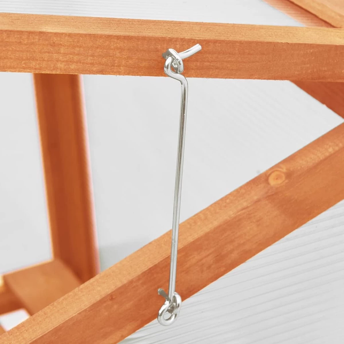 VidaXL Broeikas 60x45x100 Cm Vurenhout - Afbeelding 4