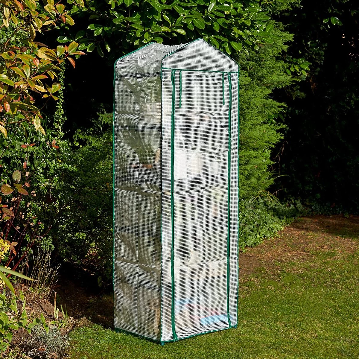 Bramble - Tuinkassen - 5 Lagen - Miniserre - Draadplanken - Gemakkelijk Te Monteren - 69 X 49 X 193 Cm - Afbeelding 8