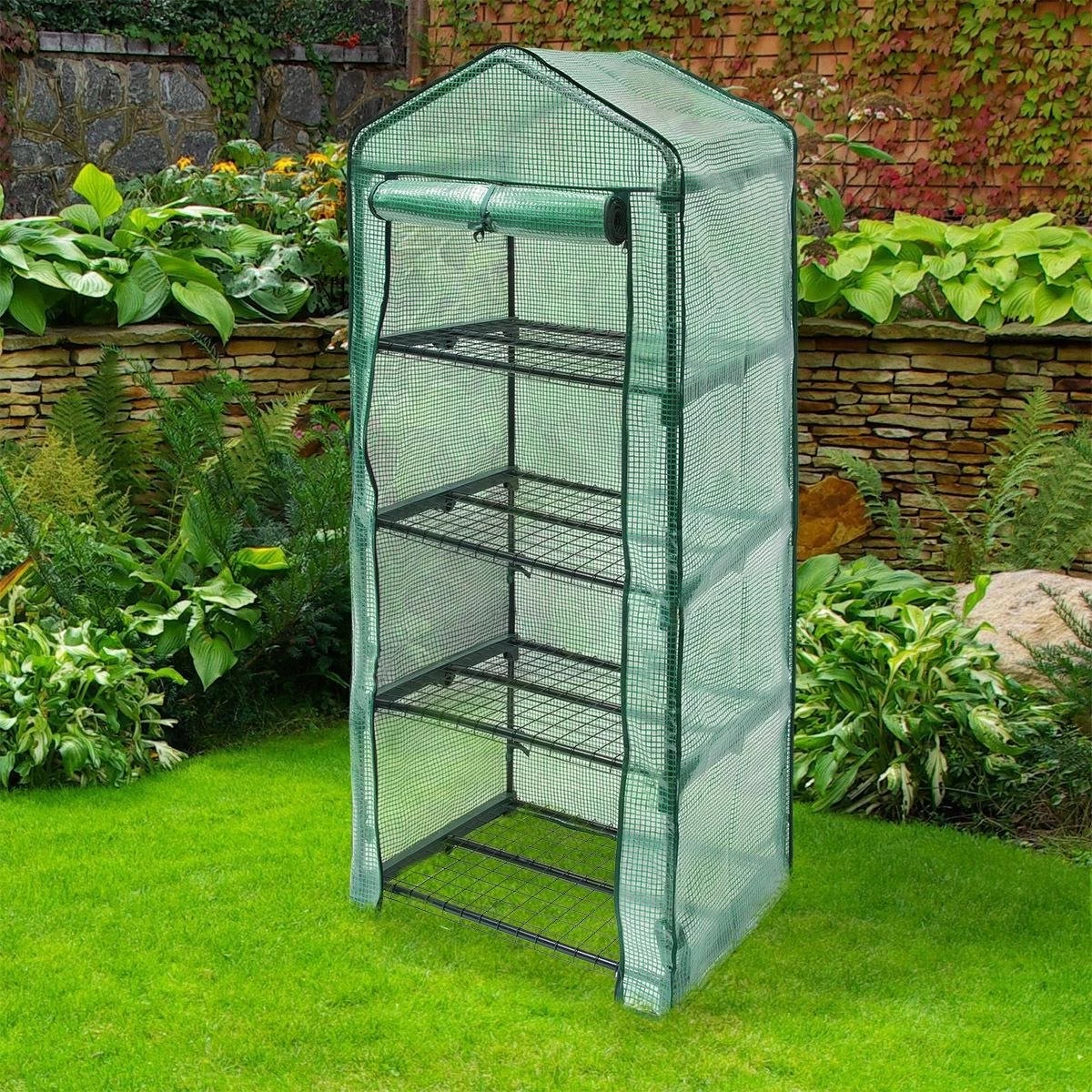 Relaxdays Kas Met Folie Voor In De Tuin Of Op Het Balkon - Tuinkas - Broeikas - Kweekkas - 4 - Afbeelding 3