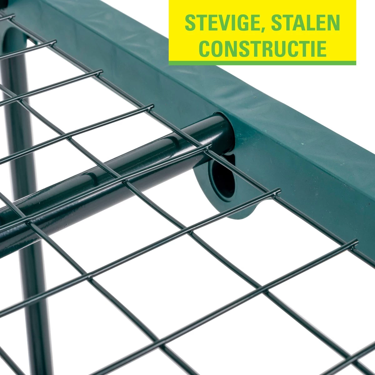 Kinzo Garden - Plastic Broeikas - 3 Verdiepingen - 69 X 49 X 125cm - Groen - Afbeelding 2