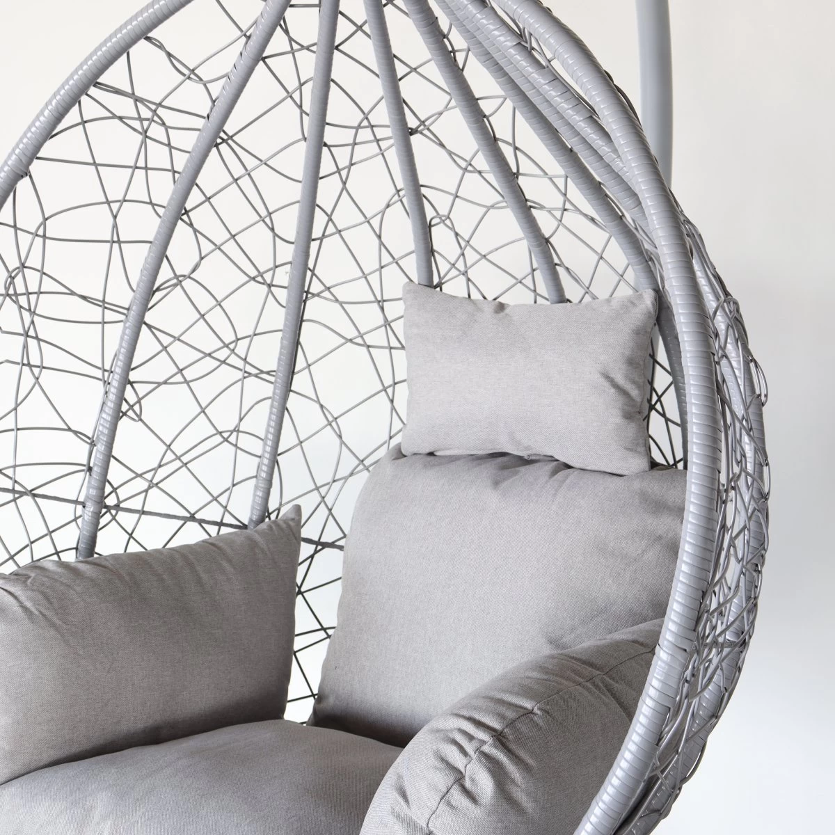 Egg Hangstoel Roundabout Grijs - Afbeelding 5
