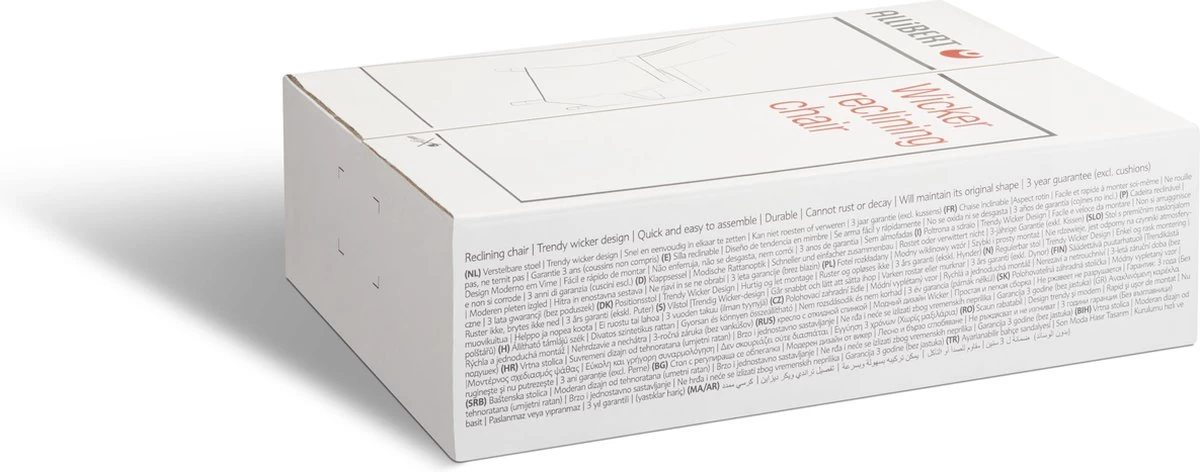 Allibert Vermont Verstelbare Tuinstoel - 64x68x107cm - Grafiet - Afbeelding 17