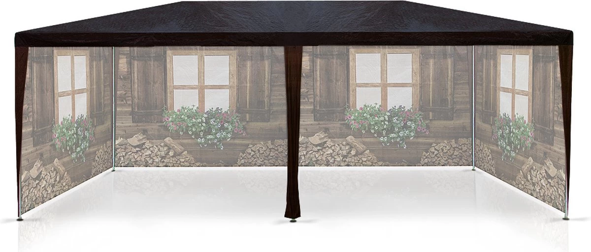 Casaria Apres-Ski Hut Party Tent - 18m² - 3x6m Met 6 Zijpanelen - Afbeelding 5