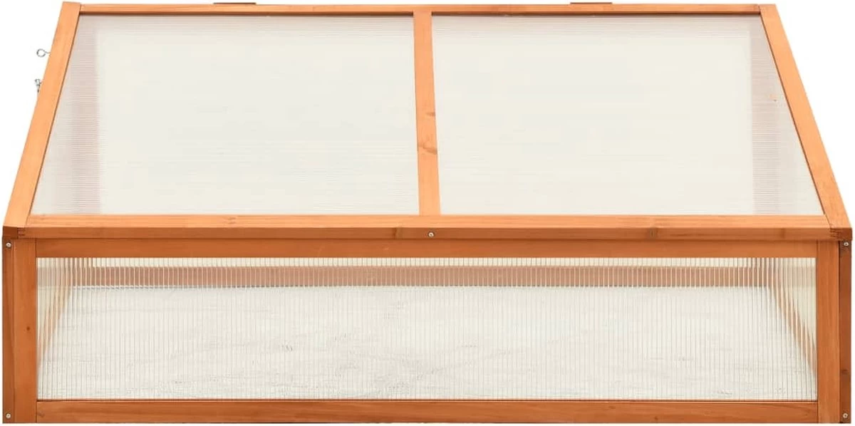VidaXL Broeikas 100x65x40 Cm Vurenhout - Afbeelding 6