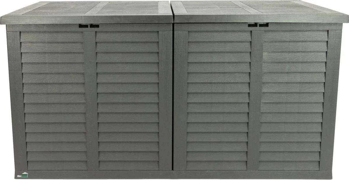 MaxxGarden Kussenbox - Tuin Opbergkist - Opbergbox - 750 L - 155x66x80 Cm - Grijs - Afbeelding 5